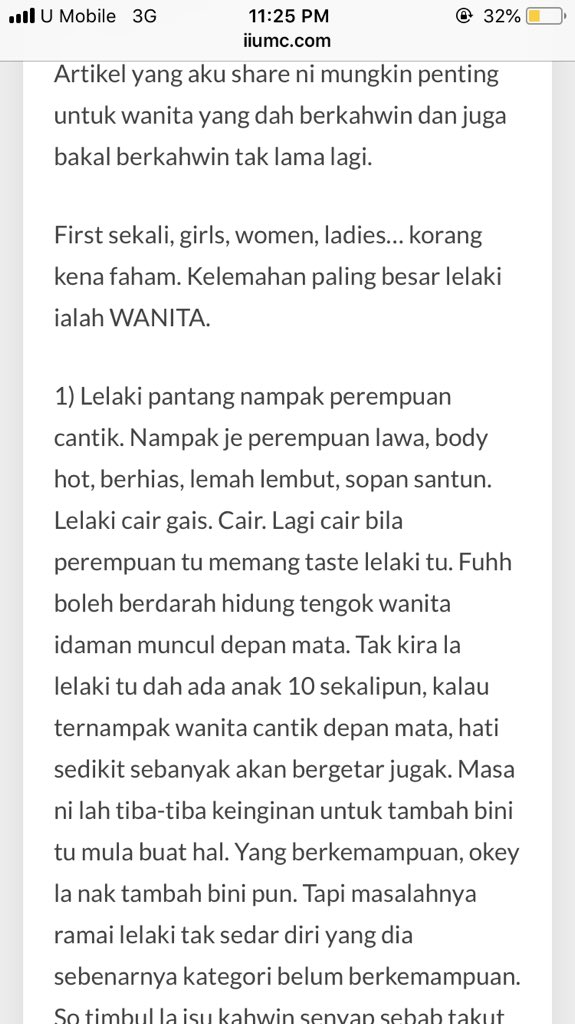 ImanAbdulRahim's tweet photo. Kenapa suami tawar hati dengan isteri?
1. Tak pandai berhias
2. Tak sopan, lemah lembut, manja
3. Tak pandai &amp; malas masak 
4. Tak serba boleh (cat rumah, drill dinding, bertukang)

Hm 🤔

(Sambungan ada kat bawah) https://t.co/PJaDWDR5GG