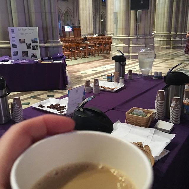 MINIRAMBLE's tweet photo. Having #coffee ☕️ this morning at the #nationalcathedral before the service. 😊 #washingtondc #dc#cathedral .
.
.
.
#happyfathersday #choralmusic #familytime https://t.co/9qQYkdIzMq https://t.co/7byPkRePll