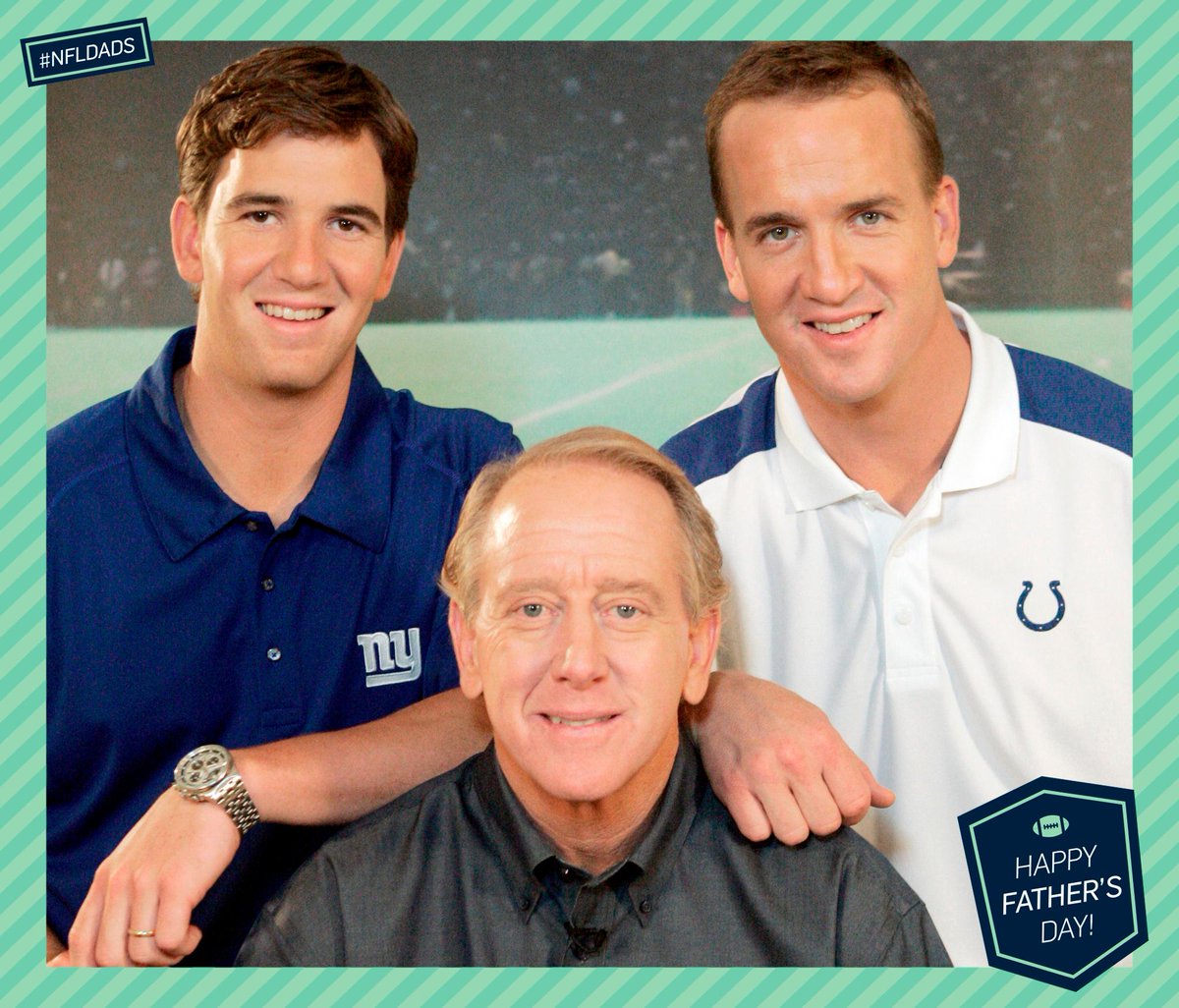 Happy #FathersDay from the Manning Boys! 

#NFLDads