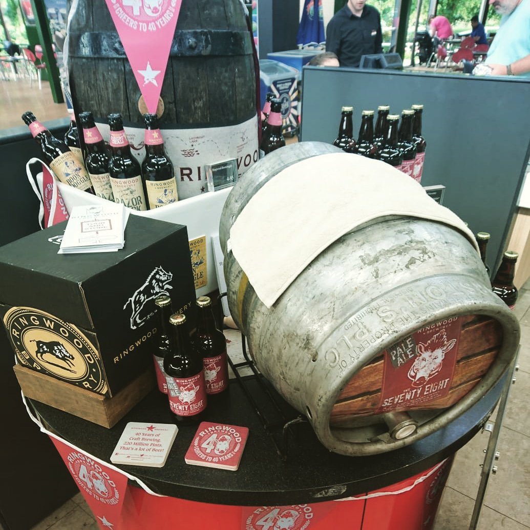 Happy 40th anniversay to Ringwood Brewery #ringwoodbrewery #cheersto40rb #40thanniversary #beaulieu #levy #leiths #limitededition