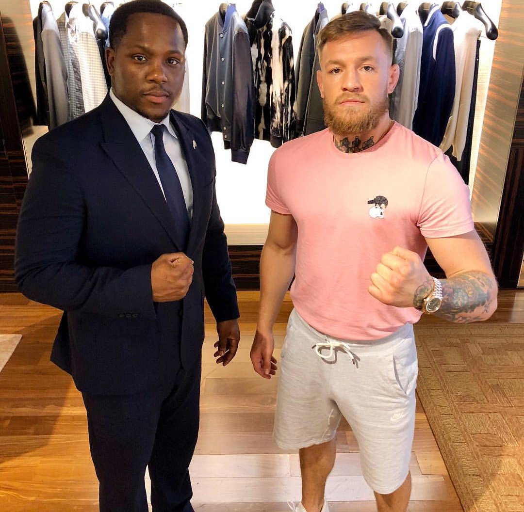 King Conor McGregor Fans on X: Champ at Louis Vuitton Store in New York   / X