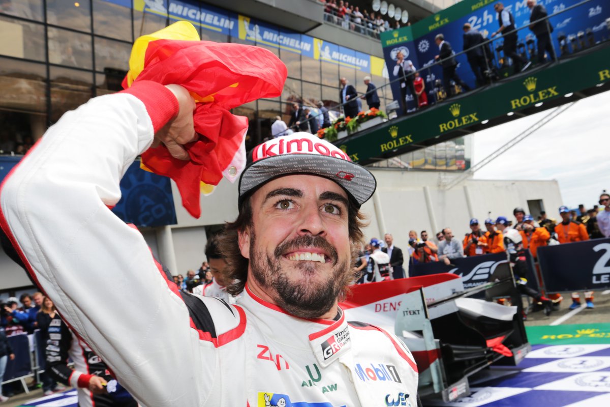 ESPNF1's tweet photo. Monaco Grand Prix ✅
Le Mans 24 Hours ✅
Indianapolis 500 🤔

Any plans for 2019, @alo_oficial?
#TripleCrown https://t.co/BwaJtjwo4u