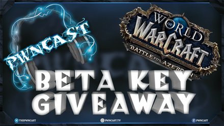 Thepwncast's tweet photo. That last giveaway was so fun, we're doing it again! Want a BfA beta key? Follow/like/retweet this for your chance to win! 25 keys will be given out! Win one last time? Tell your friends so you can play together! Ends June 22nd @RemedyzPwnCast @belleofpwncast  #BattleForAzeroth https://t.co/sjsJLsROu7