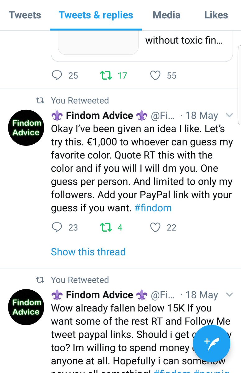 Charliepromo1's tweet photo. @Findom_Advice is a liar.
he circulated the same photos as @theatmboy  did and deleted everything after he got likes.
feel free to also find the tweets on everyone who retweeted and liked these messages you'll see they're not fake https://t.co/bMnAR5ClWh