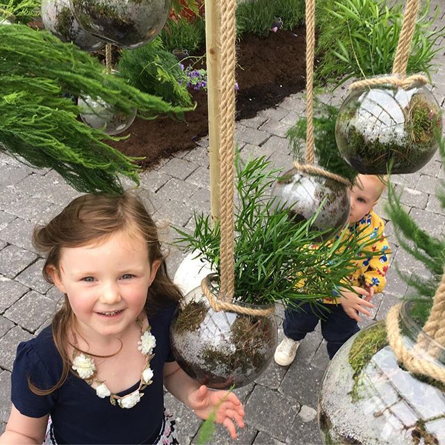 The ball garden was the biggest hit with these two at today’s Limerick Garden Festival #limerick #limerickgardenfestival #citylife #limericklife #milkmarketlimerick #lilmissedie #lilmanollie #nofilterneeded #proudmom #fathersday ift.tt/2HYcAJX