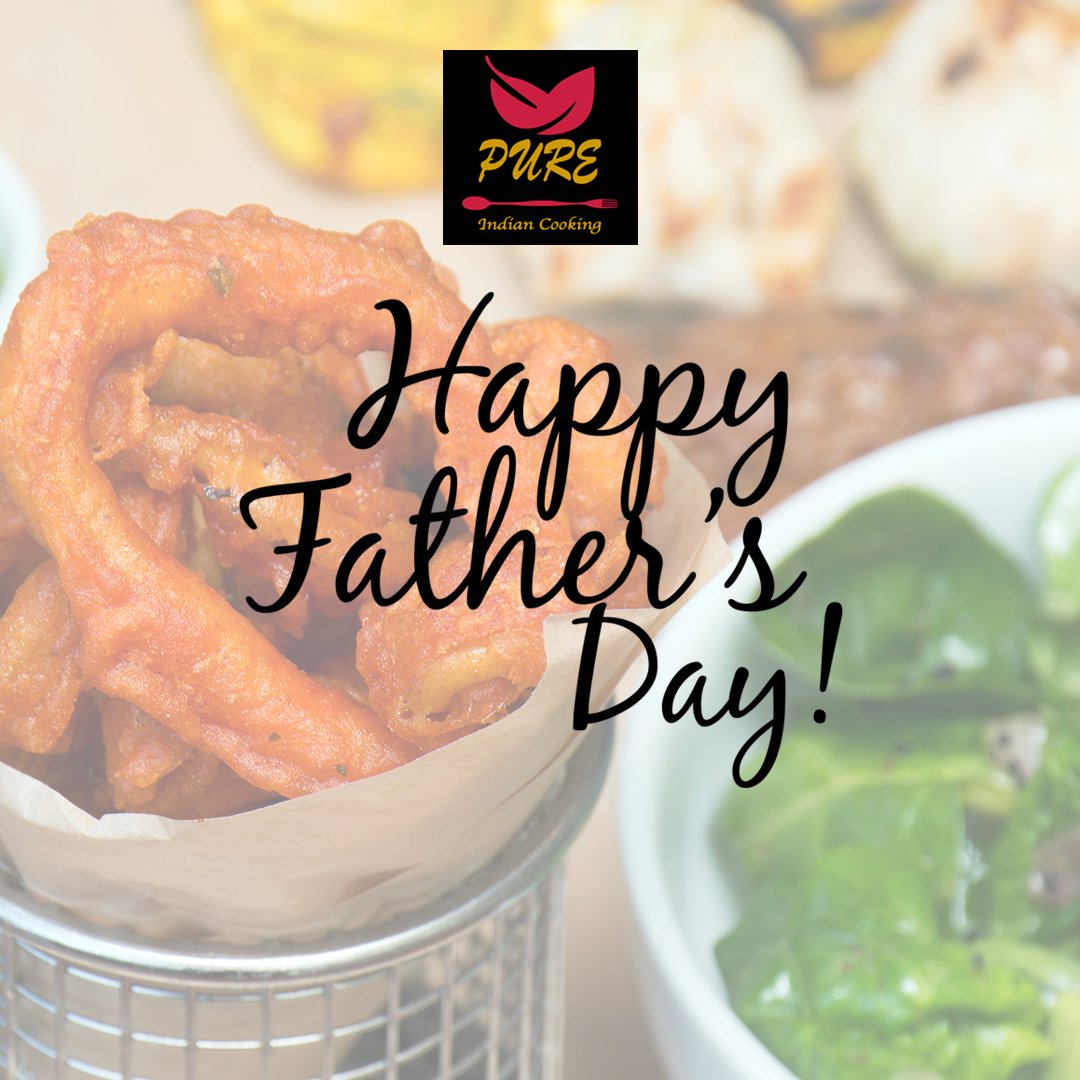 PureCooking's tweet photo. Pure Indian Cooking would like to wish all a very Happy Father's Day! If you're not joining us for a meal this evening why not order some delicious Indian cuisine for delivery? https://t.co/IMI8AC715H! 😁
#PureIndianCooking #London #FathersDay https://t.co/xwowz7J59m