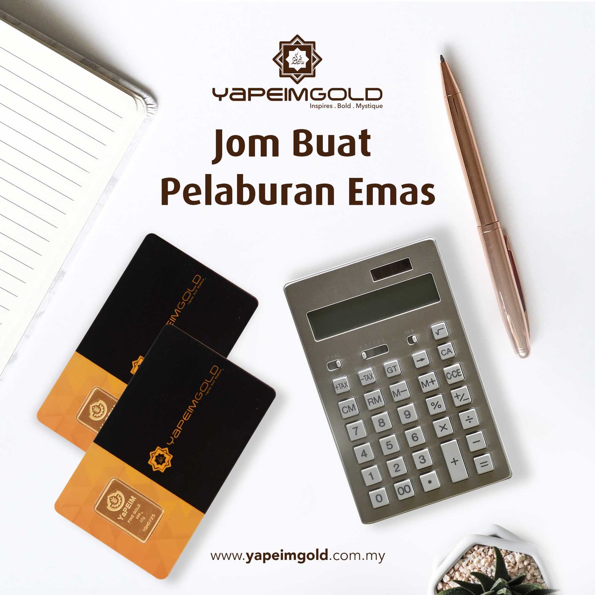 yapeimgold's tweet photo. Pada yang susah nak menyimpan duit raya tu, jom tukarkannya kepada emas!
#yapeimgold #goldbar #waferemas #baremas #simpananemas https://t.co/3a9Xl73BB1