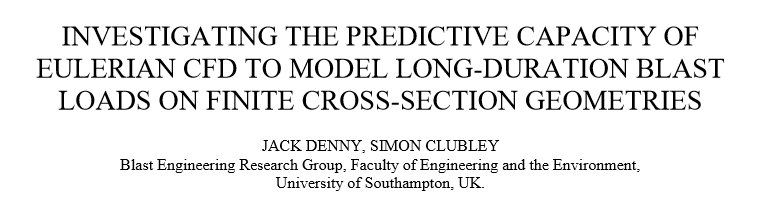 JackWDenny's tweet image. Woo :) My paper has been accepted for publication in the International Journal of Safety and Security Engineering! #blastengineering #CFD #research @SotonEngEnv