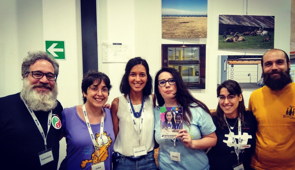 serenatudisco's tweet image. .@GiustinaMizzoni 👋 ieri abbiamo fatto un evento @CoderDojo dedicato alle bimbe. È andata molto bene, erano entusiaste. La prossima volta lo faremo aperto a tutte e a tutti. 
Speriamo, da domani, di avere una maggiore presenza femminile. #coderdojogirls #parity #Palermo