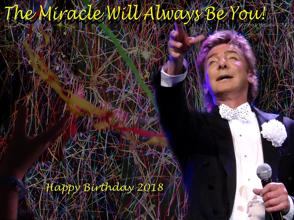 Happy Birthday, Barry Manilow!  You\re the best! 