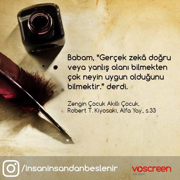 insandanbeslen's tweet photo. Zengin Çocuk Akıllı Çocuk, Robert T. Kiyosaki, Alfa Yay. https://t.co/6mCAeU1HTs