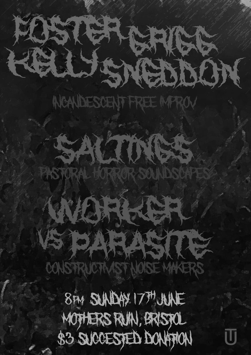 Tonight, big Daddy drones and noise for #fathersday at <a href="/TheMothersRuin/">The Mother's Ruin Bar & Kitchen</a> with @liquidlibraryyy @mgriggsound <a href="/snedface/">Rebecca Sneddon</a>, free entry, music from 8!