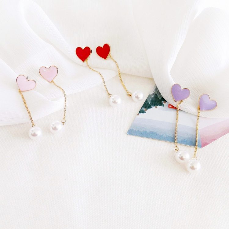 catsterday's tweet photo. #พร้อมส่ง
💟 Bella Pearl Heart
▫️ หัวใจกับมุกห้อยจะแยกส่วนกันนะคะ เก๋ไปอีกแบบ
▫️Color : ❤ 💜 💖
▫️60฿
#MBinstock https://t.co/6WxOtuPleG