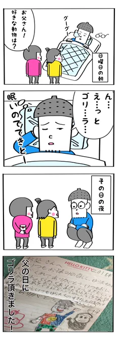 もう少しちゃんと考えて答えればよかった…
#父の日 