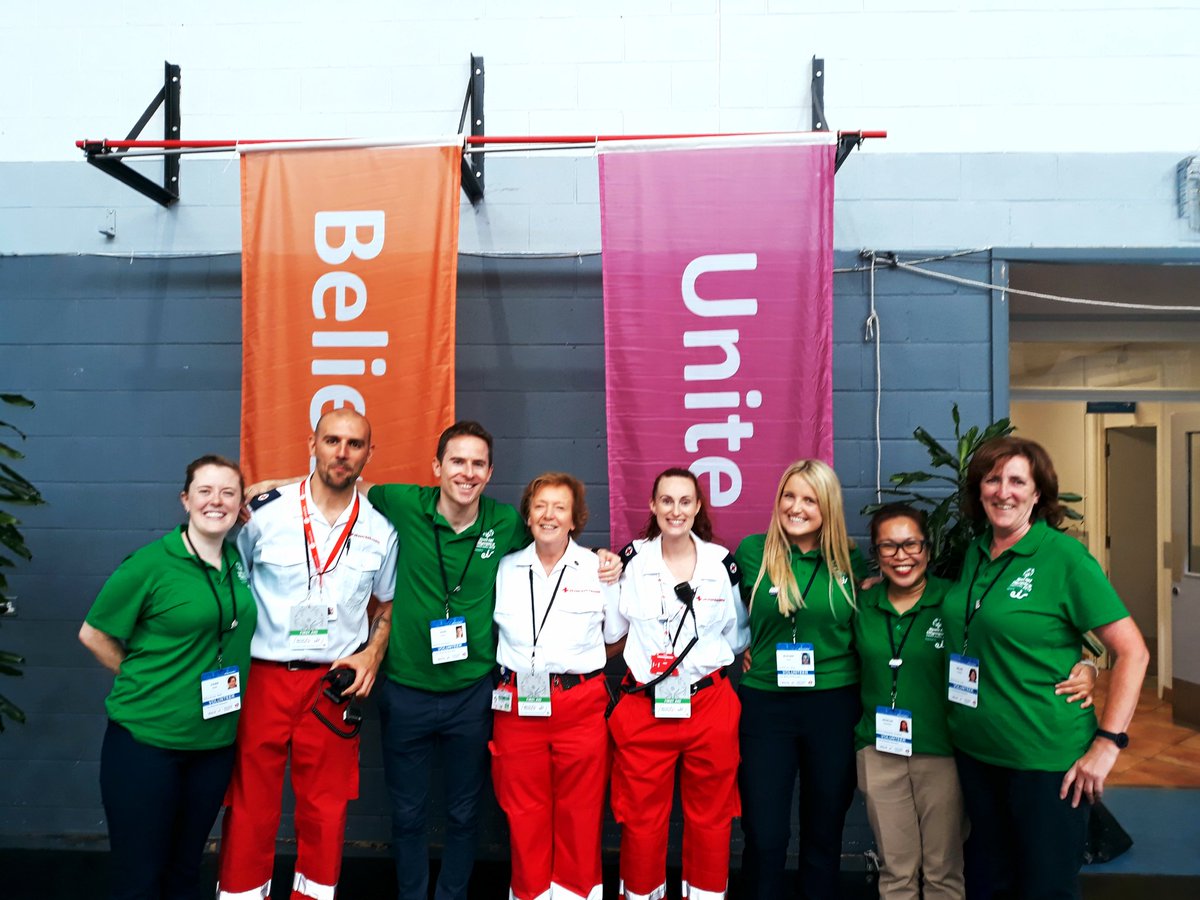 TableTennisSoi's tweet photo. @RedCrossEU and medic volunteers ensuring athletes, families and volunteers were well looked after, over the past 4 days!👏👏👏

Thank you for your time @TableTennisSoi
@SOIreland
#unsungheroes
#PlayYourPart https://t.co/q9oxriwD6i
