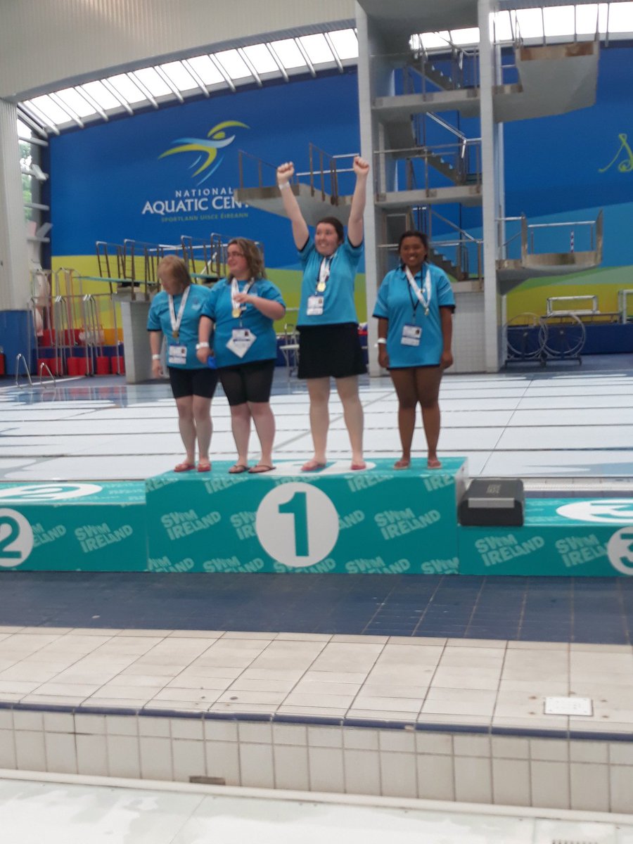 SoiSwimming's tweet photo. Winners of the relay races presented by @OliverDingley @SOIreland #PlayYourPart #IrelandGames https://t.co/8aACLkCpRf