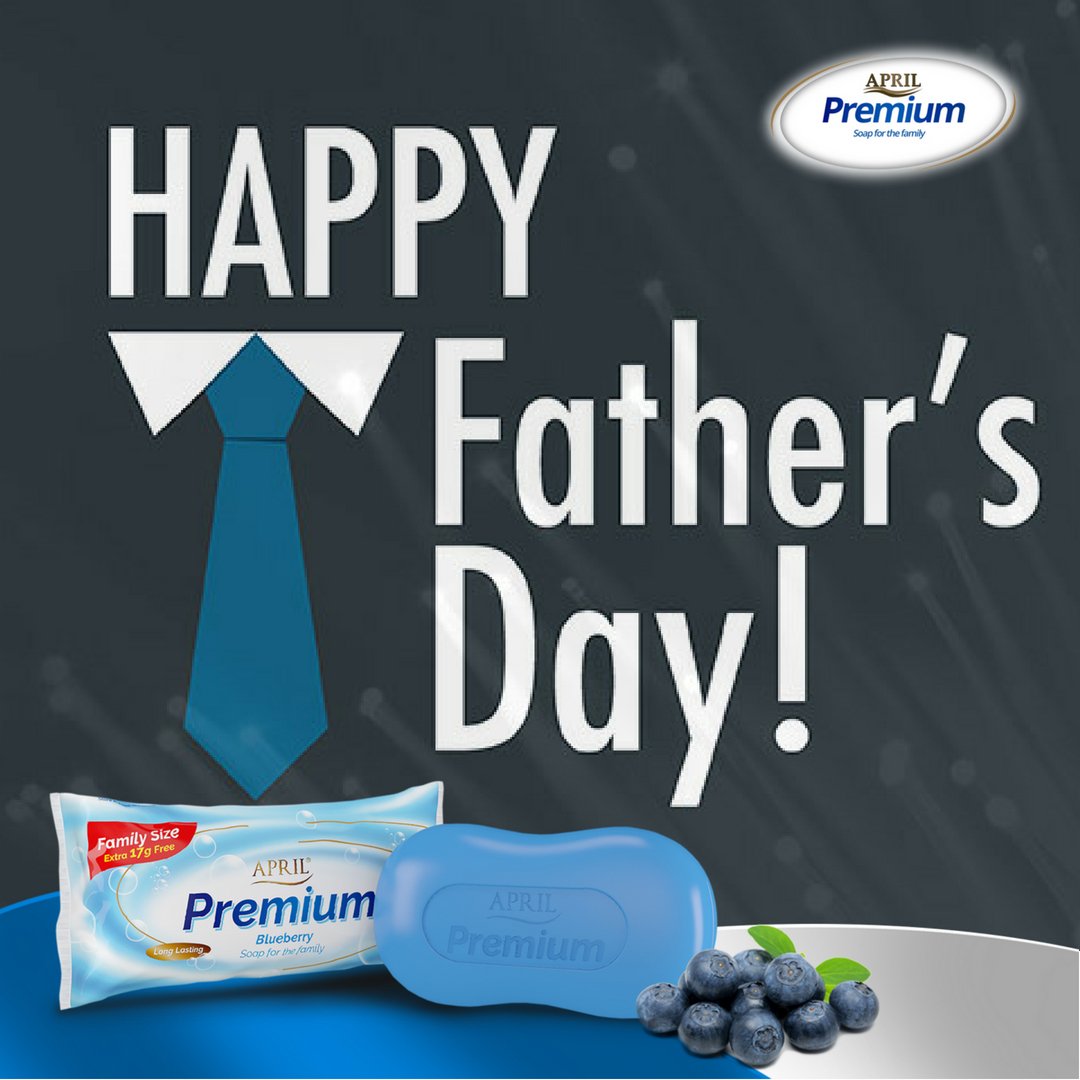 AprilPremium's tweet photo. Happy Father's Day to all Daughter's first love and Son's first Hero. We celebrate you all.
#HappyFathersDay #AprilPremium #BeautySoap #SkinCare #FathersDay https://t.co/MWQwqE8FZO