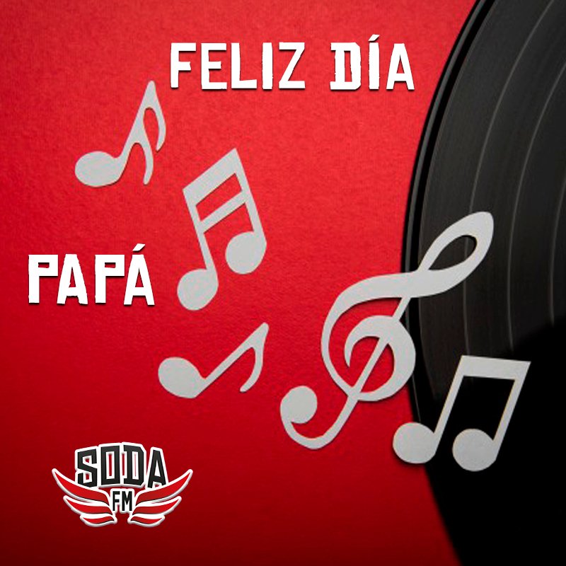 circuitosodafm's tweet photo. #Soda #Musica #BuenaMusica #FelizDiaPapá #Domingo #FelizDia #Padre #Cool https://t.co/KZb9RyVyD6
