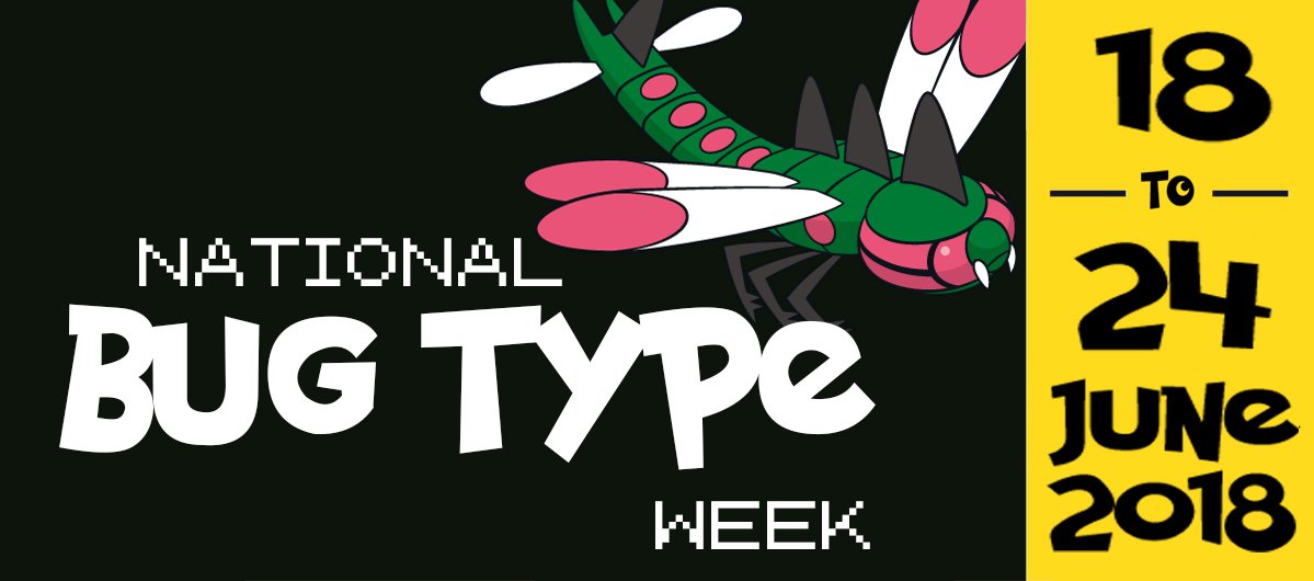 BugCatcherJB92's tweet photo. They have @insectweek, In the #PokémonWorld it's #NationalBugTypeWeek so during this coming week I will be uploading #videos daily on the #BugCatcherJB #Channel so on so be sure to head on over to my channel and hit #Subscribe :D #Pokemon
https://t.co/Zf67Jzwxa9 https://t.co/I3RViKFRaT
