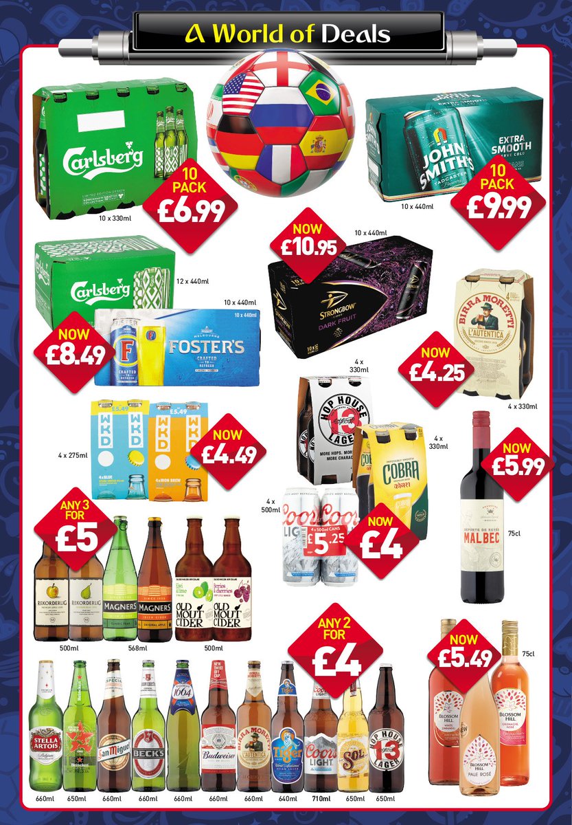 SelectandSave_'s tweet photo. World Cup 2018 Deals. Available from 1st June - 30th June 2018 https://t.co/eTaJMCiYhW