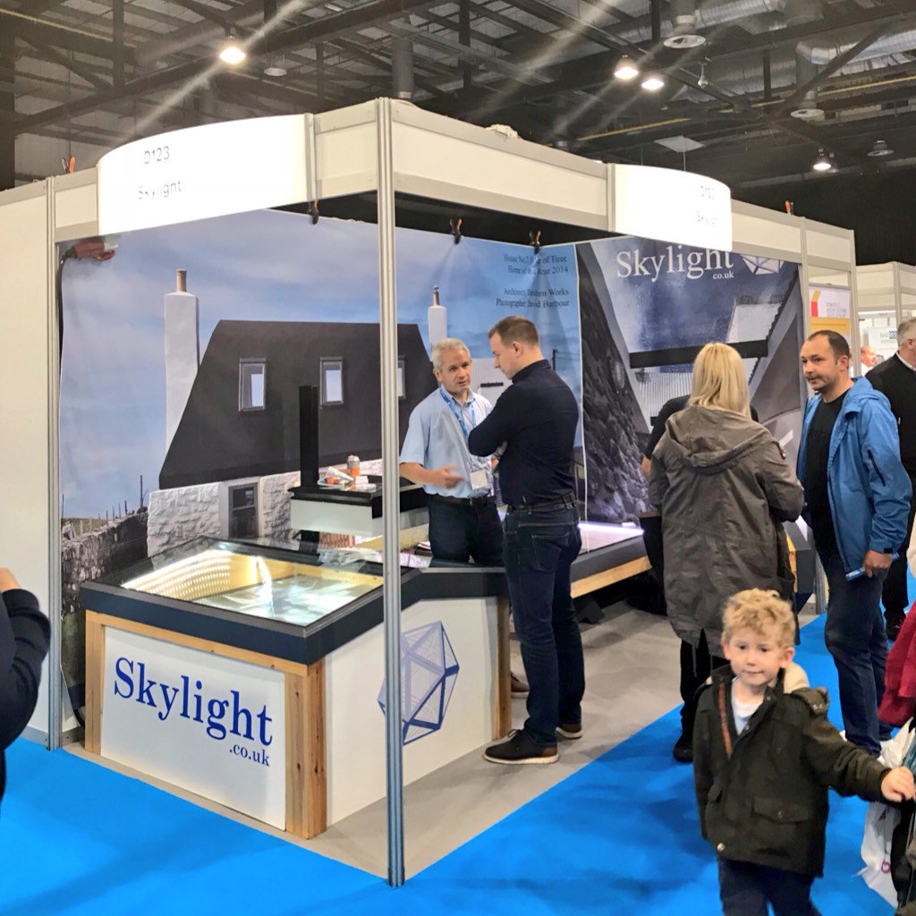 Having a great show today at the SECC Glasgow.  #HBRshow18 #skylight #skylights #rooflights #glass