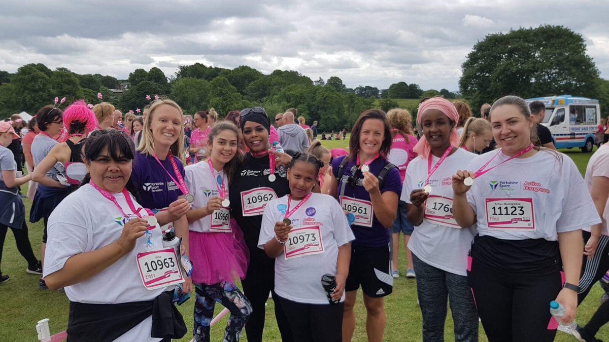Very proud of the #ActuveBurngreave family today smashing the @raceforlife #MoveMoreMonth #MoveMoreSheffield @WelshieBerry @SafiyaSaeed2 @YorkshireSport @Sport_England @comicrelief