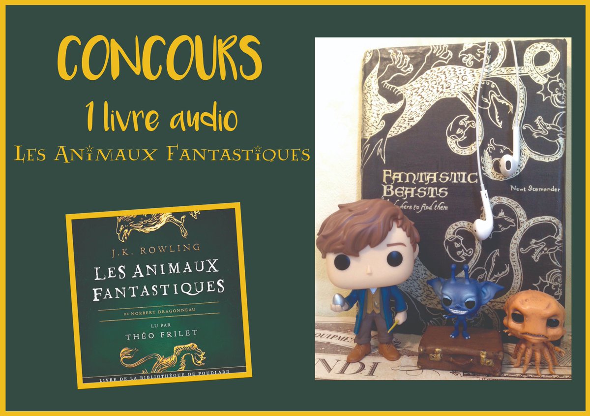 Camelia On Twitter Concours Audiblefr A Recemment Sorti Les Animaux Fantastiques En Livre Audio Lu Par Theo Frilet La Voix Francaise De Norbert Dragonneau Pour L Occasion J Ai La Possibilite De Vous