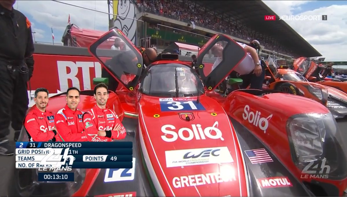 ClubF_MALDONADO's tweet photo. #LeMans24 Gran carrera para el #DragonSpeed31 remontando posiciones tras problema en la largada que lo retraso mas abajo de media parrilla acaba 7mo en su clase #LMP2 Espectacular manejo de @Pastormaldo @RobGonzalezV y @NatBerthon
Congratulation @DragonSpeedLLC https://t.co/SsrXL2EHHO
