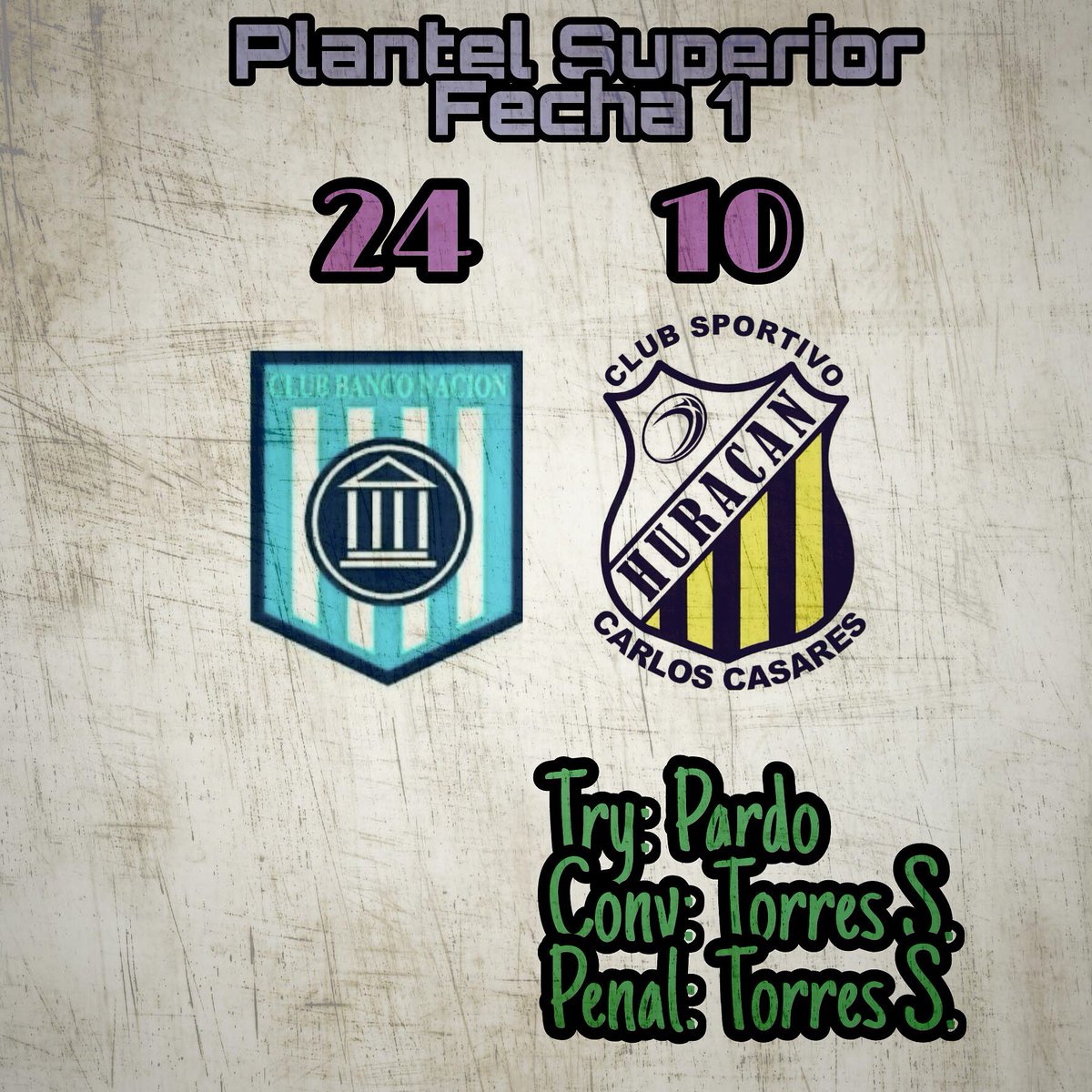 HuracanCsCs's tweet photo. Plantel Superior 
Fecha 1 https://t.co/NgwMkDWVsz