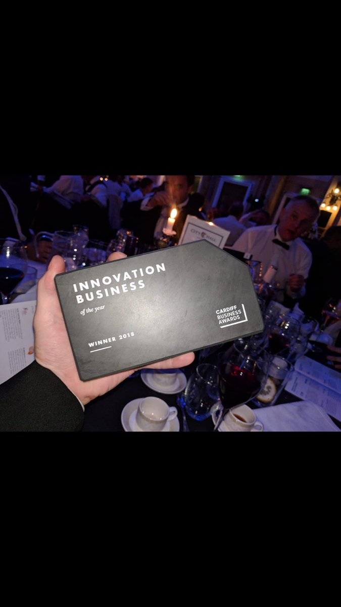 A big thank you to @CardiffBizAward for hosting this prestigious evening. Thank you <a href="/WelshGovernment/">Welsh Government</a> for sponsoring this award category for Innovation Business of the year. 
Congratulations to the <a href="/TCG_LTD/">TCG</a> Team headed up by my son @ThomasSebry &amp; our recycling guru <a href="/TimHourahine/">Tim Hourahine DGSA, AMCIWM ♻️♻️</a>