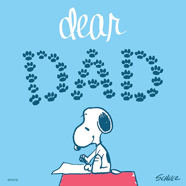 Snoopy's tweet photo. Happy Father's Day! https://t.co/S2nszLZ20H