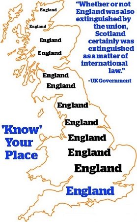 JohnJappy's tweet photo. “Scotland is not a partner of the United Kingdom; Scotland is part of the United Kingdom” - David Mundell, Secretary of State for Scotland.  No. Under the Acts of Union 1707, the Kingdom of England and the Kingdom of Scotland, united into one Kingdom by the Name of Great Britain. https://t.co/fsi4SVZX1m