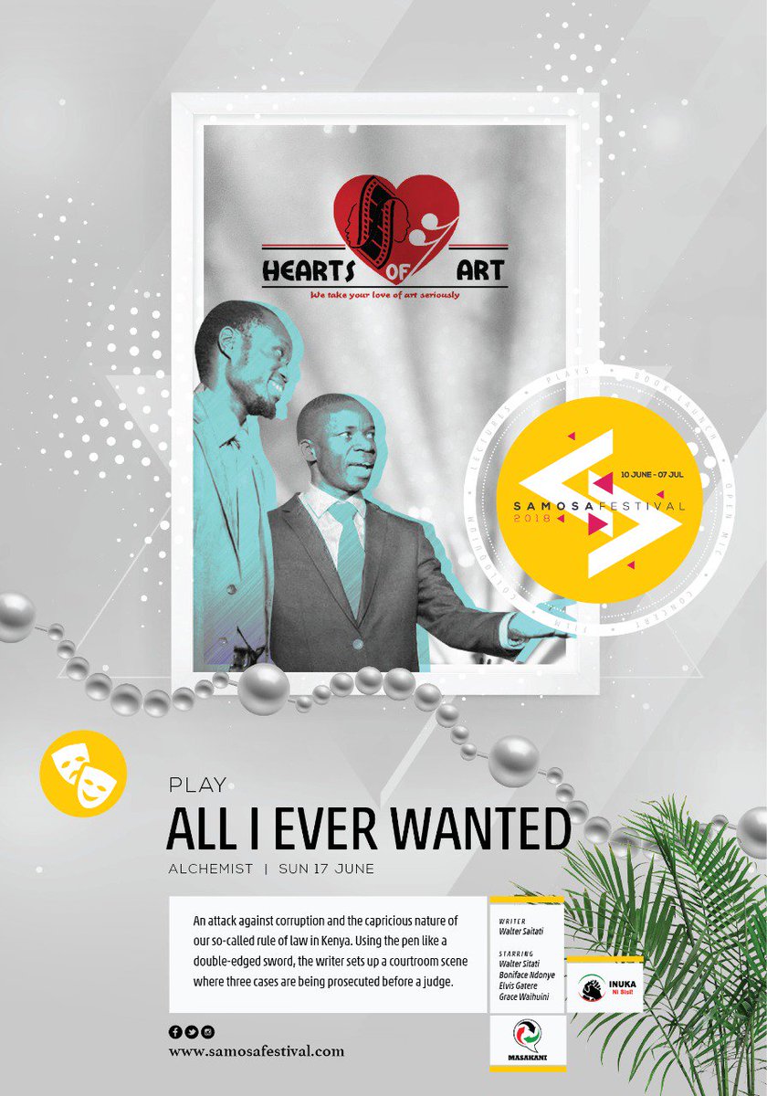 Maskani254's tweet photo. Happening now: @WalterSitati's #AllIEverWanted play at The Alchemist in Westlands. Retweet and share for those who are not there already to hurry.
#BeadsOfHope #SamosaFestival https://t.co/ecp8qjUuLD