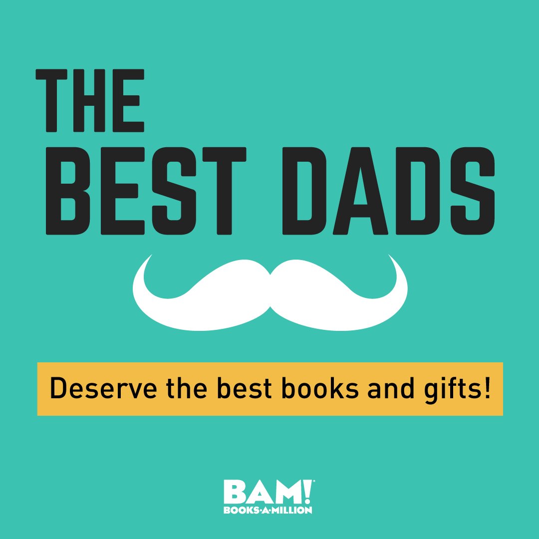 Take $10 #off your order of $50 at #BooksAMillionDotCom when finding gifts for dear old dad this weekend. Can't wait? Visit us in store for great gifts this #FathersDay.