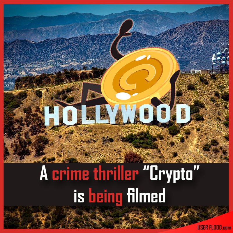 UserFloodAgency's tweet photo. A movie called ‘#Crypto’ is being filmed, featuring a #moneylaundering agent and a case concerning #cryptocurrency.
🎬Article here: https://t.co/55vdlN5VKZ
Thanks to @CryptoAmb
#cryptomovie #hollywood $BTC #userflood #hodl #ICO #fintech #cryptonews #cryptohollywood #altcoin https://t.co/EQlq6ujKzx