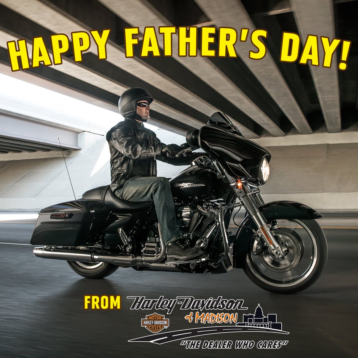 HDofMadison's tweet photo. #HappyFathersDay from all of us at @hdofmadison! #hdofmadison #thedealerwhocares #hd #harley #hdmc #fathersday #dadsday #fathersday2018 #thanksdad https://t.co/bouGe7xY7l