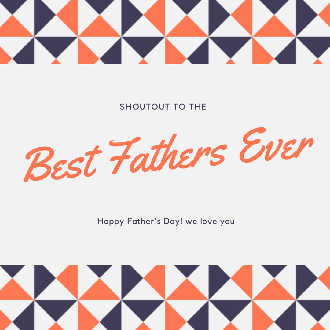 CMU_Pompon's tweet photo. Happy Father’s day to all of the dads, uncles, and grandpas who do so much for us! Thank you for everything you do 💕 https://t.co/0HuD2bmKlf
