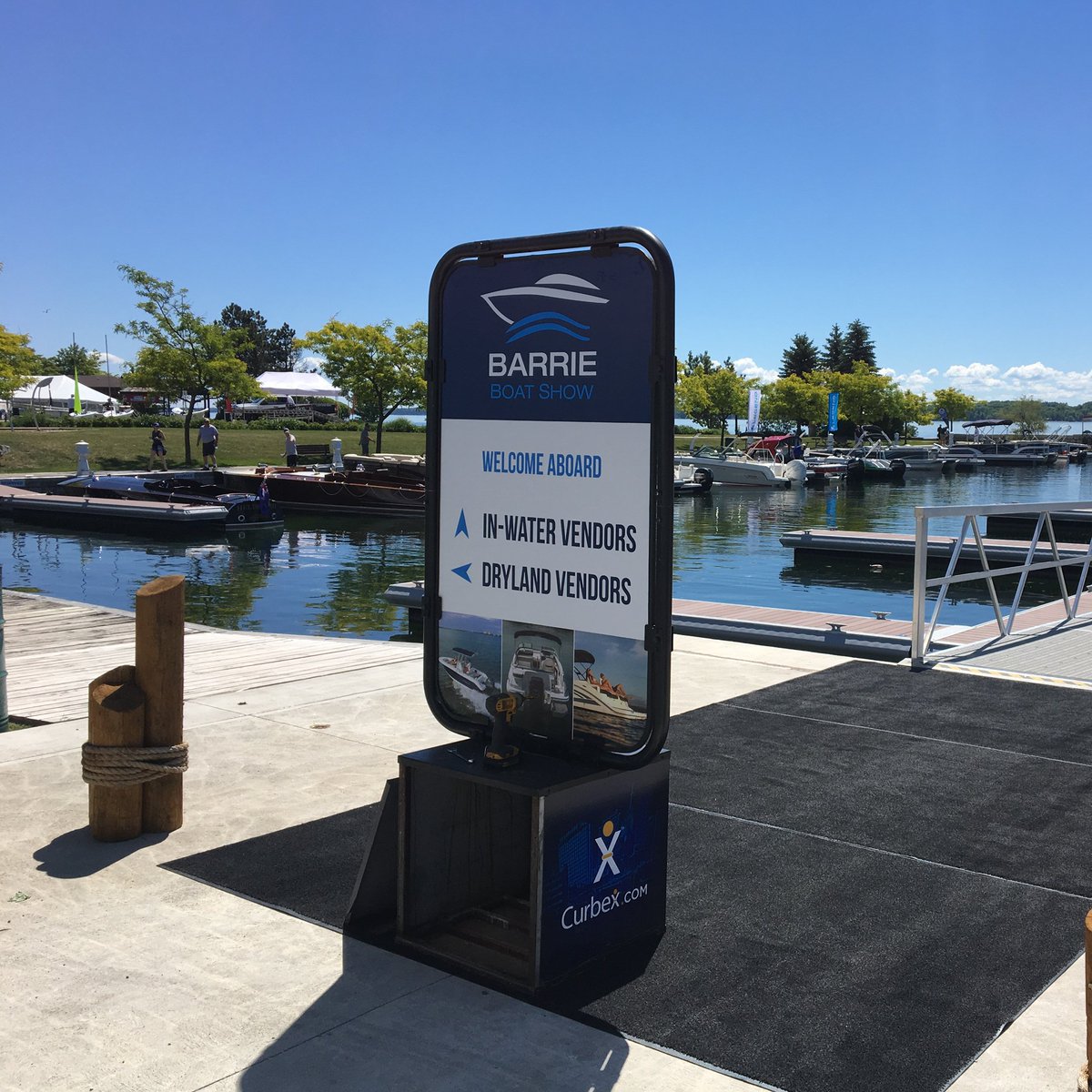 Welcome aboard to Day 3 of the Barrie Boat Show! Our vendors will be out till 5pm today! #VisitBarrieBoatShow #ViewFromTheWater #InWaterBoatShow #LakeSimcoeBoating #BarrieBoating #BarrieBoatShow