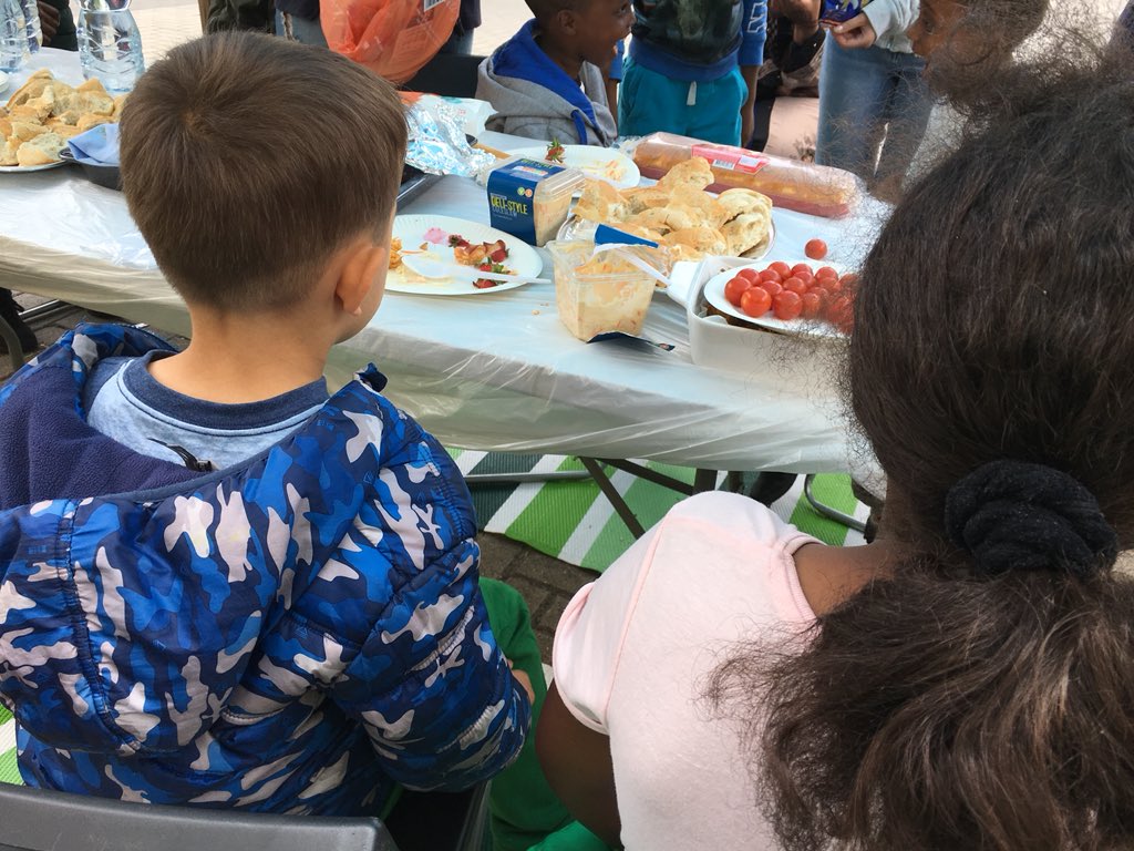 TWC_Projects's tweet photo. Happy #EidMubarak2018 from Watermill Lane. Our thanks to the 30/40 people (of all ages) who came out to our alfresco Eid Party. With @originhousing &amp; @BBCCiN https://t.co/FUQappELbF