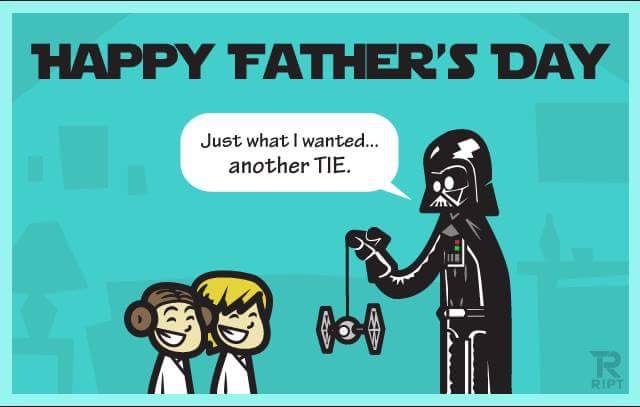 RainbowComicsNE's tweet image. No need to get him a tie (well okay if you play X-Wing Miniatures); get him a book, action figure or gift card.  #FathersDay #LNK #GeekDads