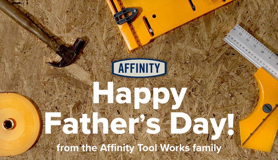 Commander_Tool's tweet image. Happy Father&apos;s Day from the #AffinityToolWorks and #BoraTool families!

ow.ly/EeLd30kwZzd

#FathersDay #HappyFathersDay #Dads #Fathers #Brothers
