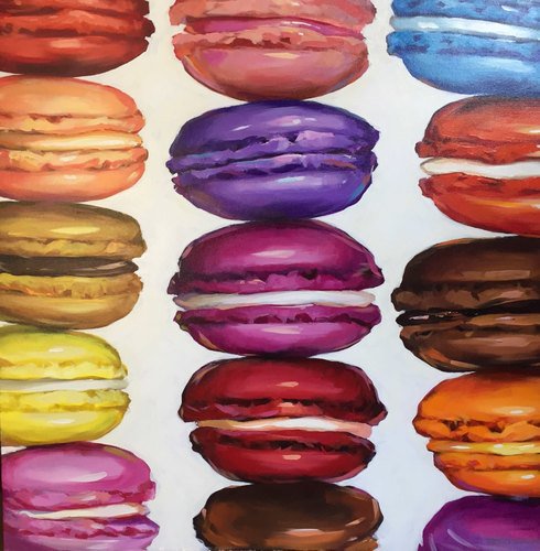 Feeling fabulous! gallery-orange.com #painting of food #gallery Orange