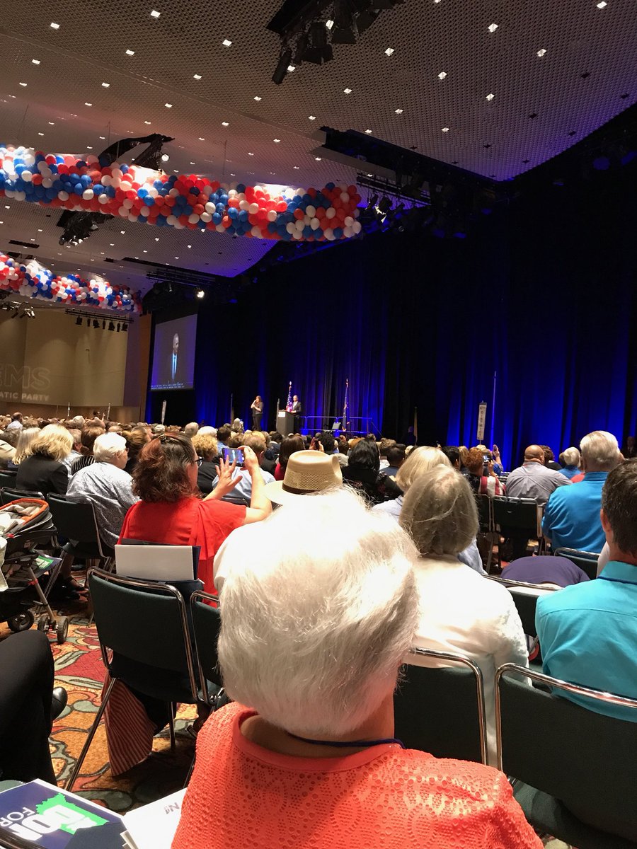 ExlineforIN's tweet photo. Large and enthusiastic turnout at the Democrat state convention in Indy! https://t.co/SQ8POWwfYa