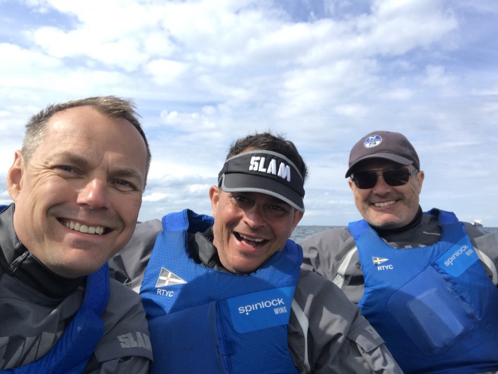 MagnusStromArch's tweet photo. Nice day on the water finishing off with a 3rd and 2nd #teamso! #kiwo2018 #kielerwoche #holiday  #bandbacktogether https://t.co/CU3ojexlq1