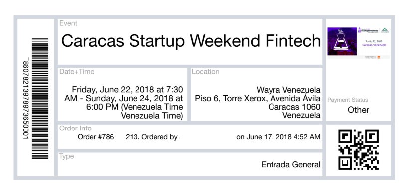 CaracasFintech's tweet photo. Atención participantes del #CaracasFintech: ya iniciamos el proceso de envío de sus entradas electrónicas a través de Eventbrite. Recuerden que deben mostrar el código QR en el punto de registro en @WayraVe ¡Nos vemos el viernes #22jun! https://t.co/2TIUB4C5zT