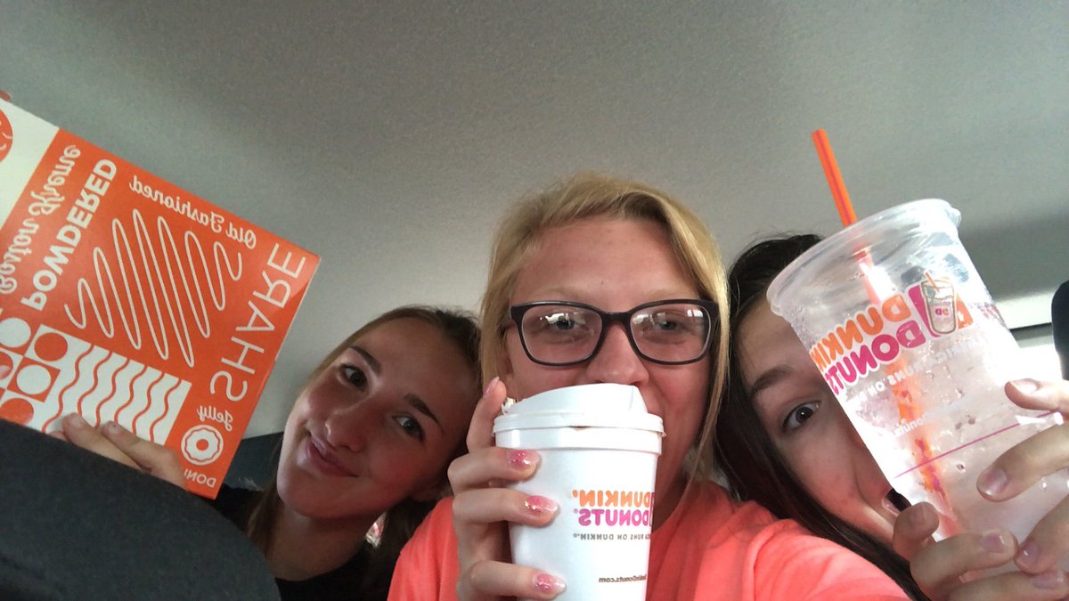 stmarysgodteens's tweet photo. first stop✅ Dunkin’ Donuts and McDonalds #girlsvan https://t.co/lnvm4WYRyq