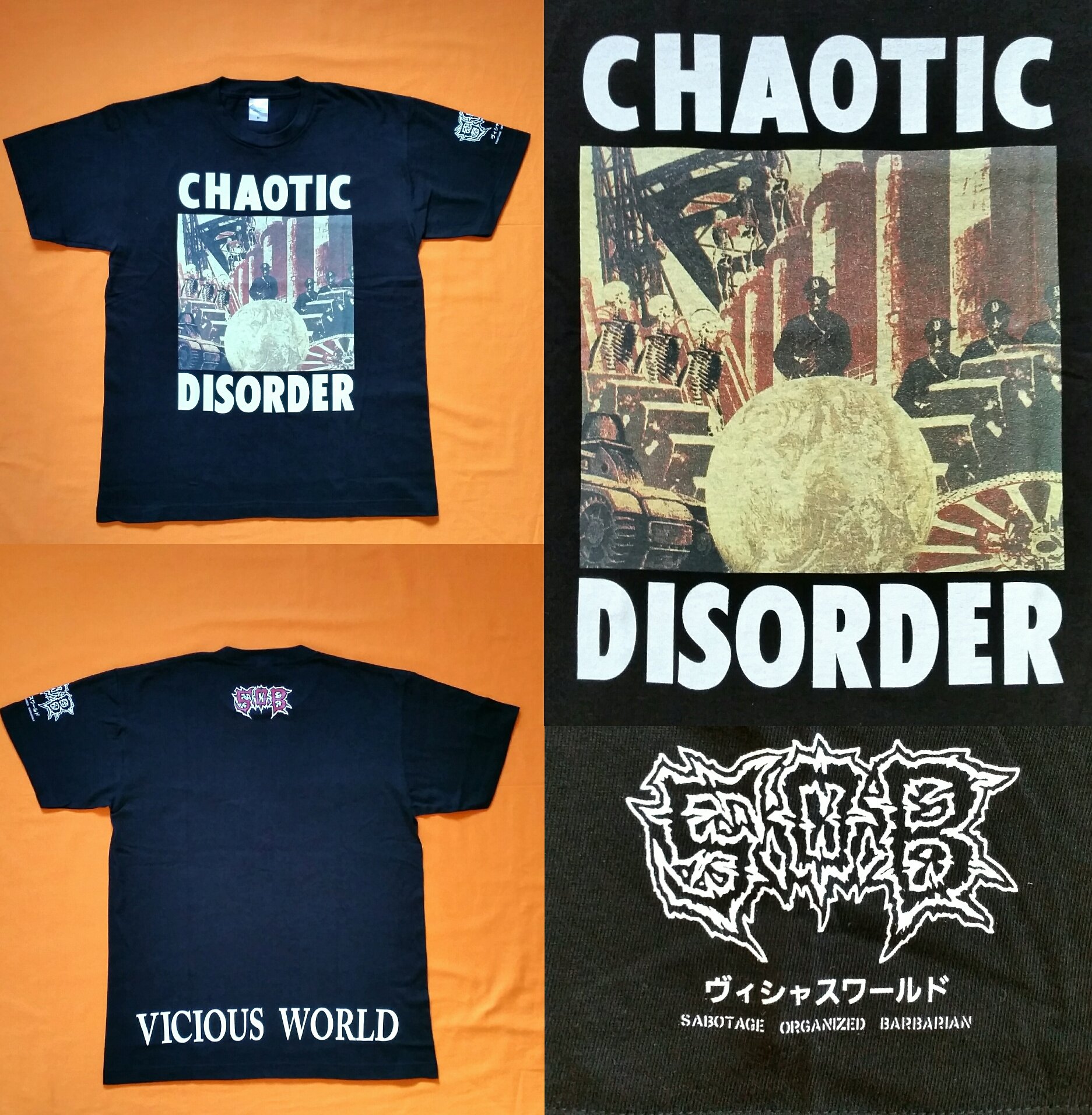 SxOxB CHAOTIC DISORDER Tシャツ Mサイズ SxOxB OFFICIAL na platformě X: „MCR COMPANYよりVICIOUS WORLD T