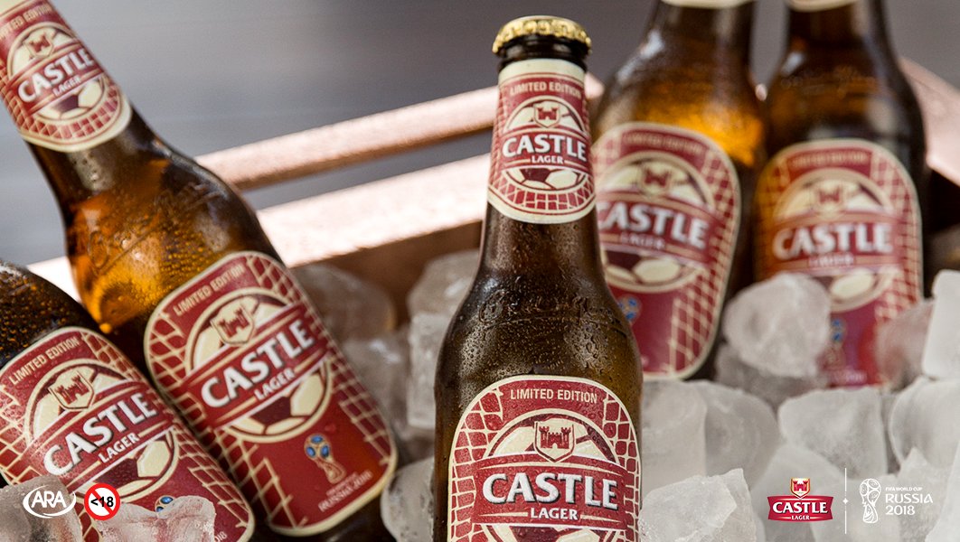 CastleLagerSA's tweet photo. We hope you’re ready for #GERMEX with your limited edition #Bru time pack, because this FIFA #WorldCup match kicks off at 17:00. Who are you backing to win? RT for #MEX❤️ for #GER. https://t.co/lrL9PWDcB0