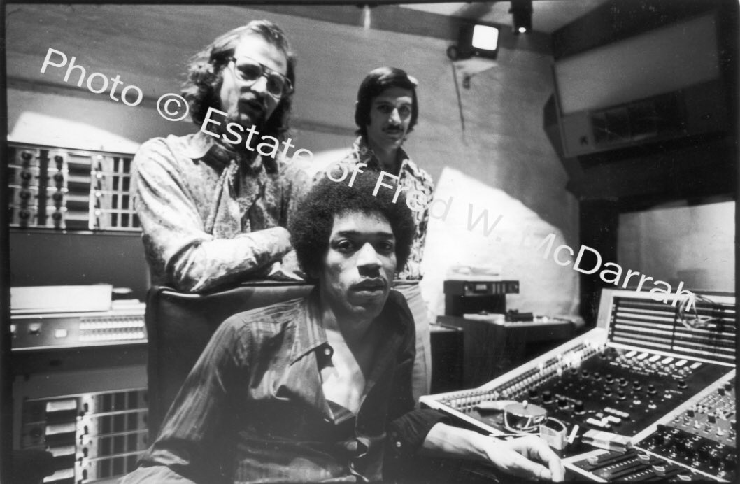 OTD in 1970, <a href="/villagevoice/">The Village Voice</a> 
photographer Fred W. McDarrah took this amazing photo of Jimi Hendrix at <a href="/ElectricLady/">Electric Lady</a> studios. It’s one of a dozen iconic photos his estate has generously allowed us to sell prints of to support our work. See more, order: gvshp.org/mcdarrah.