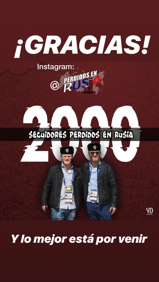 😍😍😱😱
#SySEnElMundial
instagram.com/PerdidosEnRusia

<a href="/PerdidosEnRusia/">SyS En El Mundial</a> 
Gracias @YpesDisenos